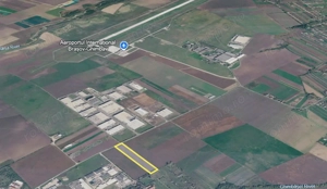 OCAZIE! Lot teren in vecinatatea aeroportului Brasov 50 m deschidere