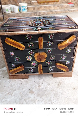 Ladă rustică din lemn