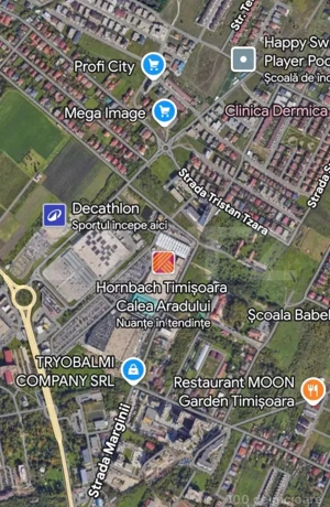 Teren 600 mp pentru casă individuală – Front 18 ml | Dumbrăvița