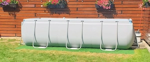 Piscină cu cadru metalic Bestway  404x201x100 cm 