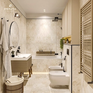 Apartament 2 camere NOU | Penta Smart Estate Radauti | Finisat complet | Balcon - imagine 7