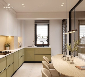 Apartament 2 camere NOU | Penta Smart Estate Radauti | Finisat complet | Balcon - imagine 6