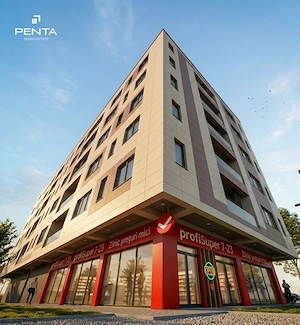 Apartament 2 camere NOU | Penta Smart Estate Radauti | Finisat complet | Balcon - imagine 9
