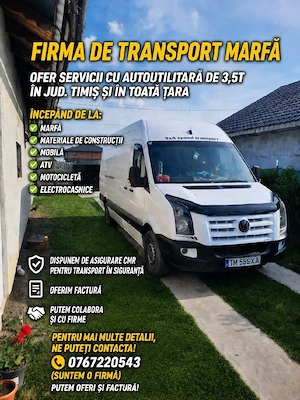 Transport marfa firma autorizata