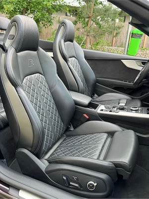 Audi S5 Cabrio Visiniu 3.0TFSi 354CP 80.0000KM Exemplar unic proprietar - imagine 10