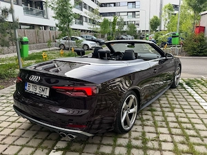 Audi S5 Cabrio Visiniu 3.0TFSi 354CP 80.0000KM Exemplar unic proprietar - imagine 3