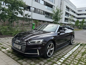 Audi S5 Cabrio Visiniu 3.0TFSi 354CP 80.0000KM Exemplar unic proprietar - imagine 4