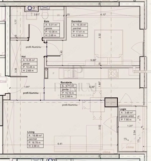 CENTRAL - 2 CAM - ETAJUL 2 - LIFT - PANOURI SOLARE - imagine 4