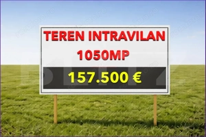 Teren 1050 mp cu 2 fronturi stradale 36/24m, construcție rezidențială, Giroc