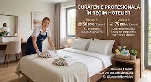 ofer servicii curățenie regim hotelier,birouri