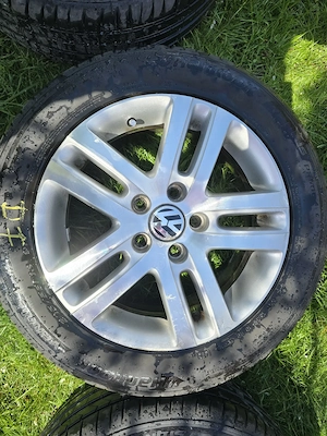 Jante originale Volkswagen cu cauciucuri de vară 205/55R16 - imagine 5