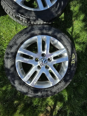 Jante originale Volkswagen cu cauciucuri de vară 205/55R16 - imagine 6