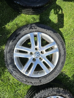 Jante originale Volkswagen cu cauciucuri de vară 205/55R16 - imagine 8
