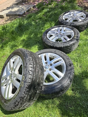 Jante originale Volkswagen cu cauciucuri de vară 205/55R16 - imagine 2
