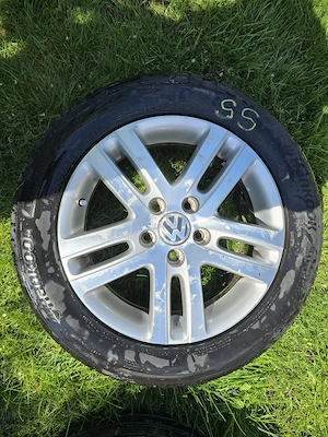 Jante originale Volkswagen cu cauciucuri de vară 205/55R16 - imagine 7