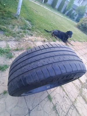 Pentru Tesla,Roata Completa pe 18,Cu Cauciuc Michelin,Stare Foarte Buna  - imagine 4