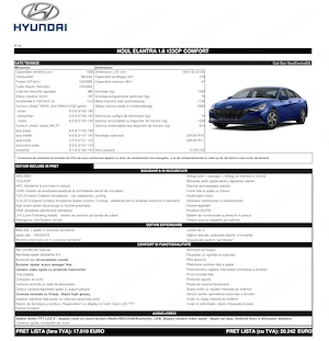 Hyundai Elantra 2021 25000 KM reali unic proprietar - imagine 18