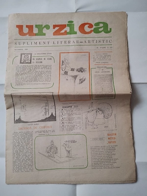 328. Revista (rară) supliment de umor, Urzica, decembrie 1981