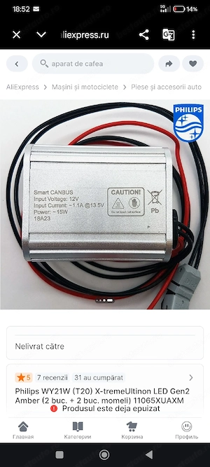 X-treme Ultinion PY21W led. - imagine 5