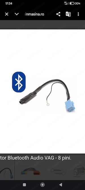 Bluetooth VAG 8pini.