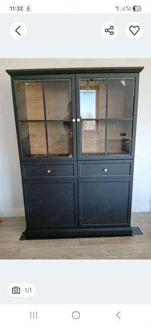 Vitrina L occa W4D2S ,NEGRU