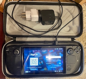 Steam Deck LCD 256GB + sticla protectie ecran - ca nou in cutie