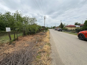  Teren intravilan,1000 mp mănăstirea Călărași,asfalt, utilități,deschidere 28 m - imagine 2