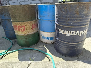 Butoi tablă 200 litri 