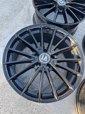 Roti / Jante negre 5x112 R18 ET 35 8J 66.6mm impecabile - imagine 6