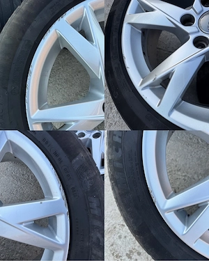Roti / Jante R17 5x112 ET 38 7.5J 66.6mm cu cauciucuri de vara 225/50/17 - imagine 4