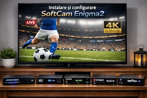 Receptoare 4K   instalare, configurare și suport SoftCam Enigma2  