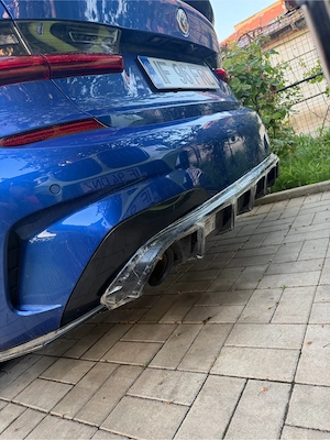 prelungire difuzor lip bmw g20 maxton seria 3  - imagine 2