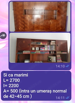 Vand dulap si biblioteca vintage