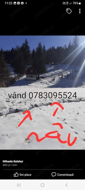 teren intravilan in munti capul corbul harghita 