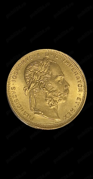 Monedă aur 900, 6,45 grame 