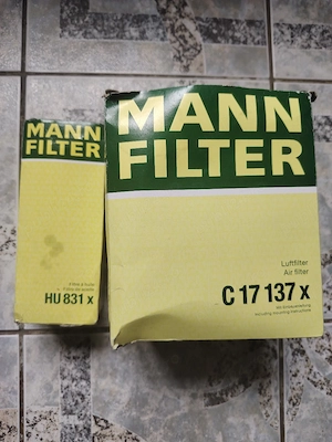 Vand filtre Mann Audi A6C6 2.7 tdi