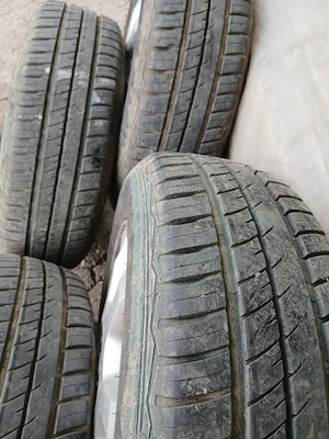 4 Jante cu cauciucuri Opel 185 65 R15 aproape noi - imagine 4