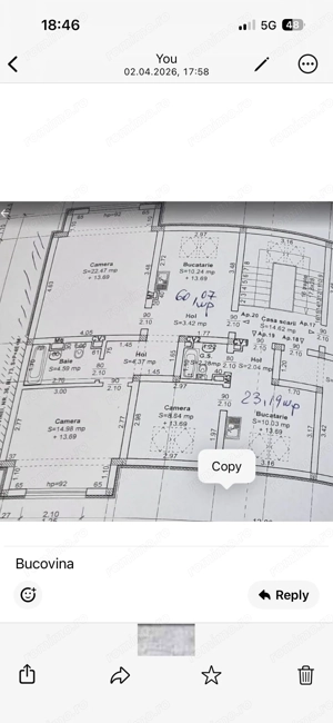 Apartament 2 camere la Mansarda zona Bucovinei - imagine 2
