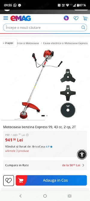 motocoasă expres 99 - imagine 5