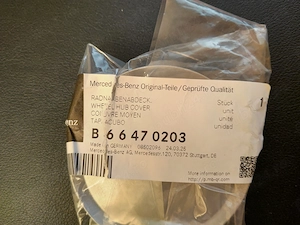 Capac Janta Mercedes - 75MM - Original B 66 47 02 03 75  - imagine 4