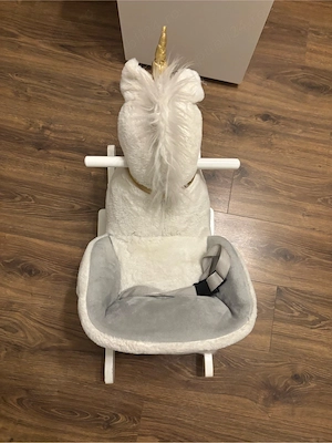 Balansoar cu spatar si sunete Moni Moon Unicorn - imagine 4