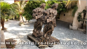 Statuetă domnița cu ulcea, arămiu patinat, model S16. - imagine 3