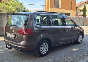 Volkswagen Sharan Diesel 2.0Tdi 140Cp 6+1Viteze Euro5 Klimatronic 7Locuri Panoramic  2011 - imagine 10