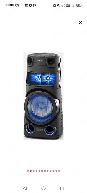 Sistem audio High Power SONY MHC-V73D, Hi-Fi, Jet Bass Booster