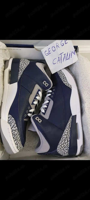 Jordan 3 Georgetown, marimea 44