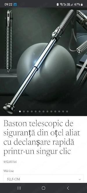Basto telescopic nou 