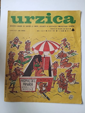 334. Revista de umor, Urzica, nr. 4, 1991