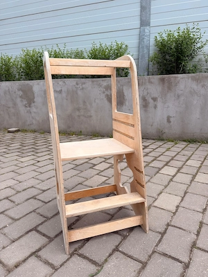 VAND Turn de invatare ajustabil Luxeco din lemn natur Montessori   379 lei - imagine 3