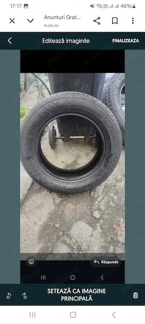 4 Anvelope de vara KUMHO 205/60 R16 - imagine 4