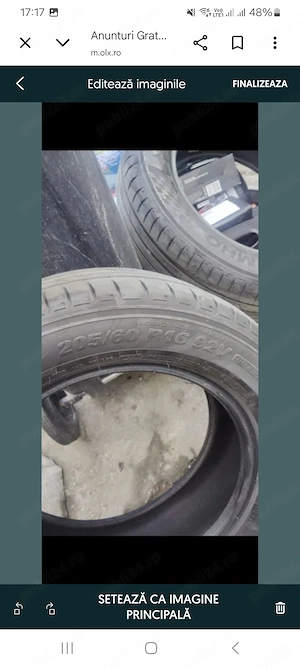 4 Anvelope de vara KUMHO 205/60 R16 - imagine 3